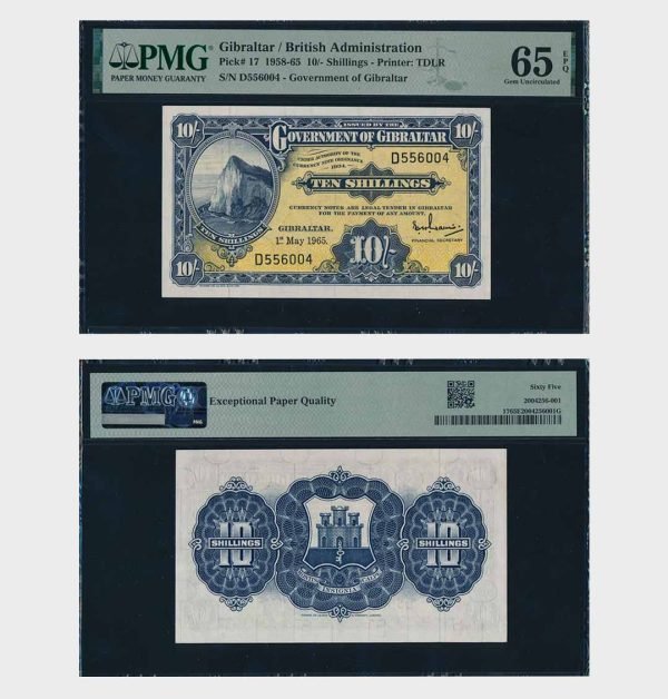 1965 - 10 Shillings - PMG