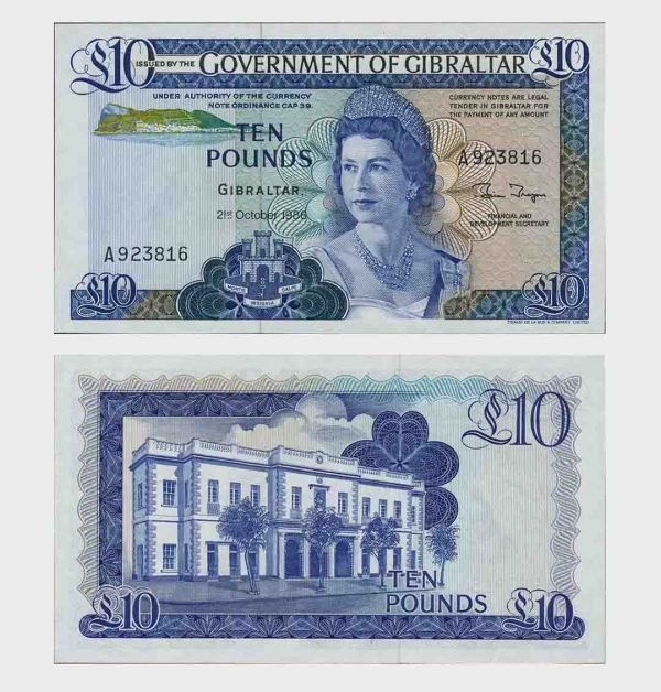 1986 - 10 Pounds - S/N : A