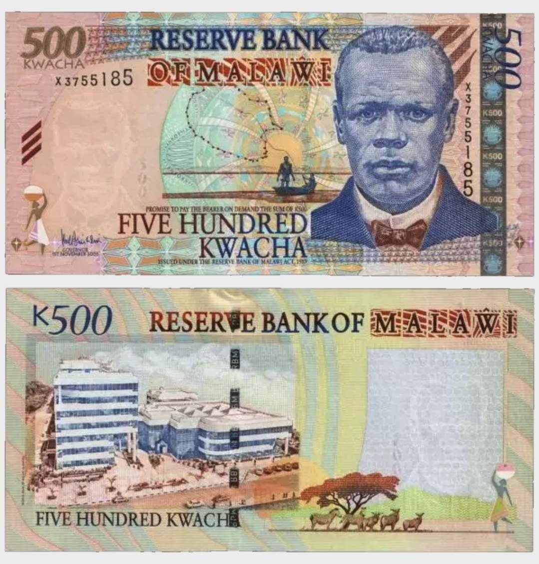 #CO9459 - Malawi 2005 - 500 Kwacha - Image 1