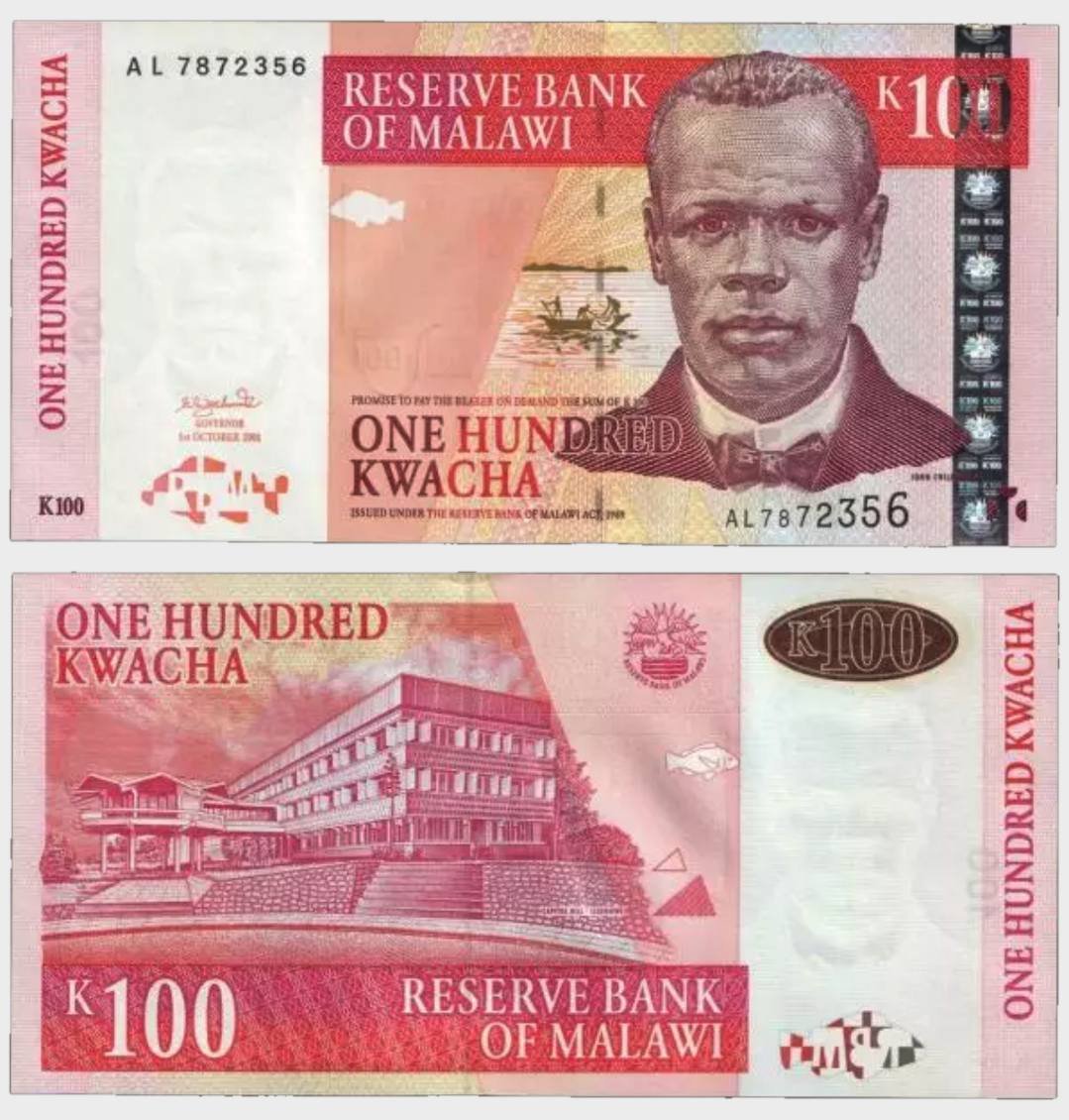 #CO9465 - Malawi 2001 - 100 Kwacha - Image 1