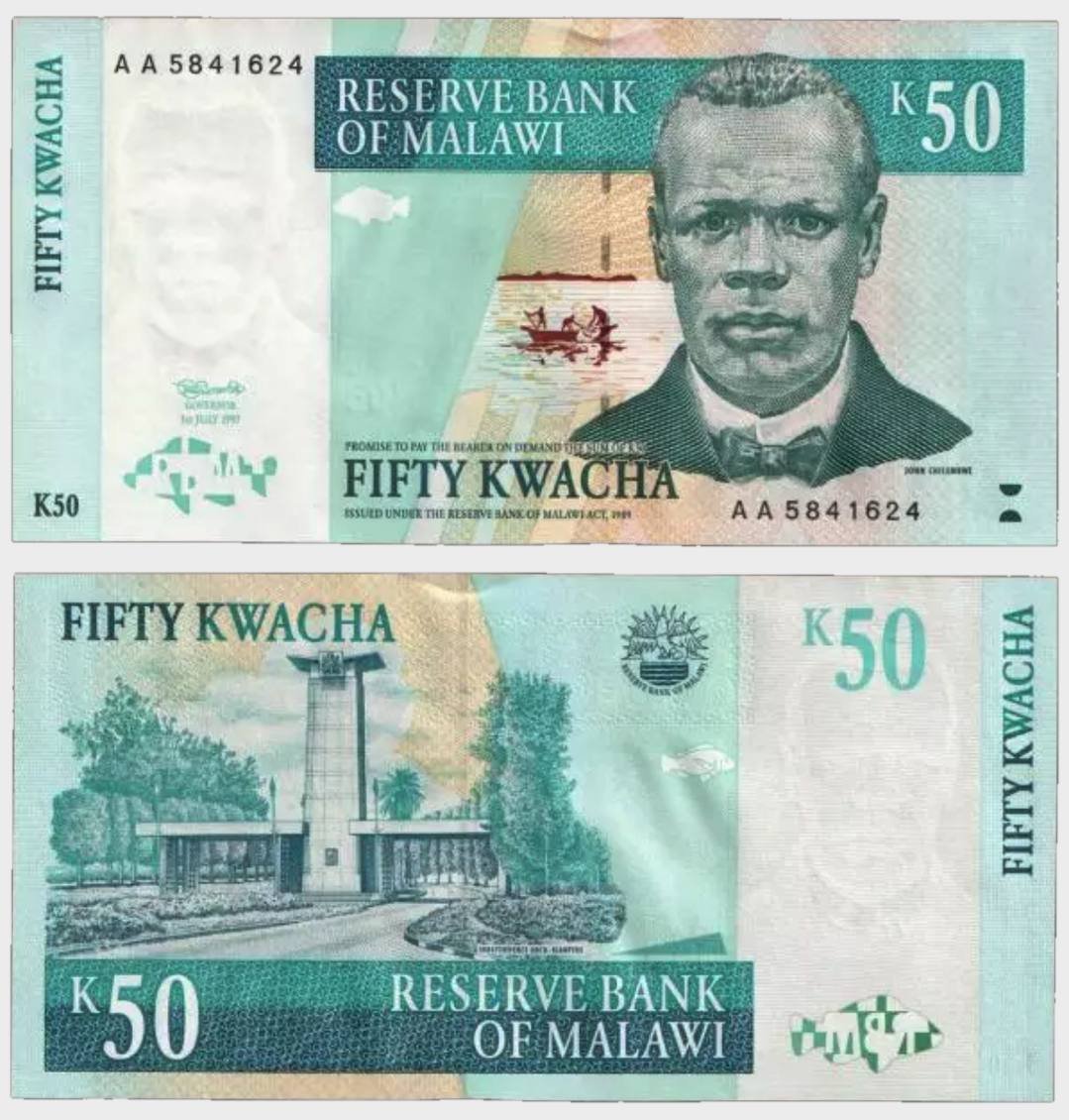 #CO9468 - Malawi 1997 - 50 Kwacha - Image 1