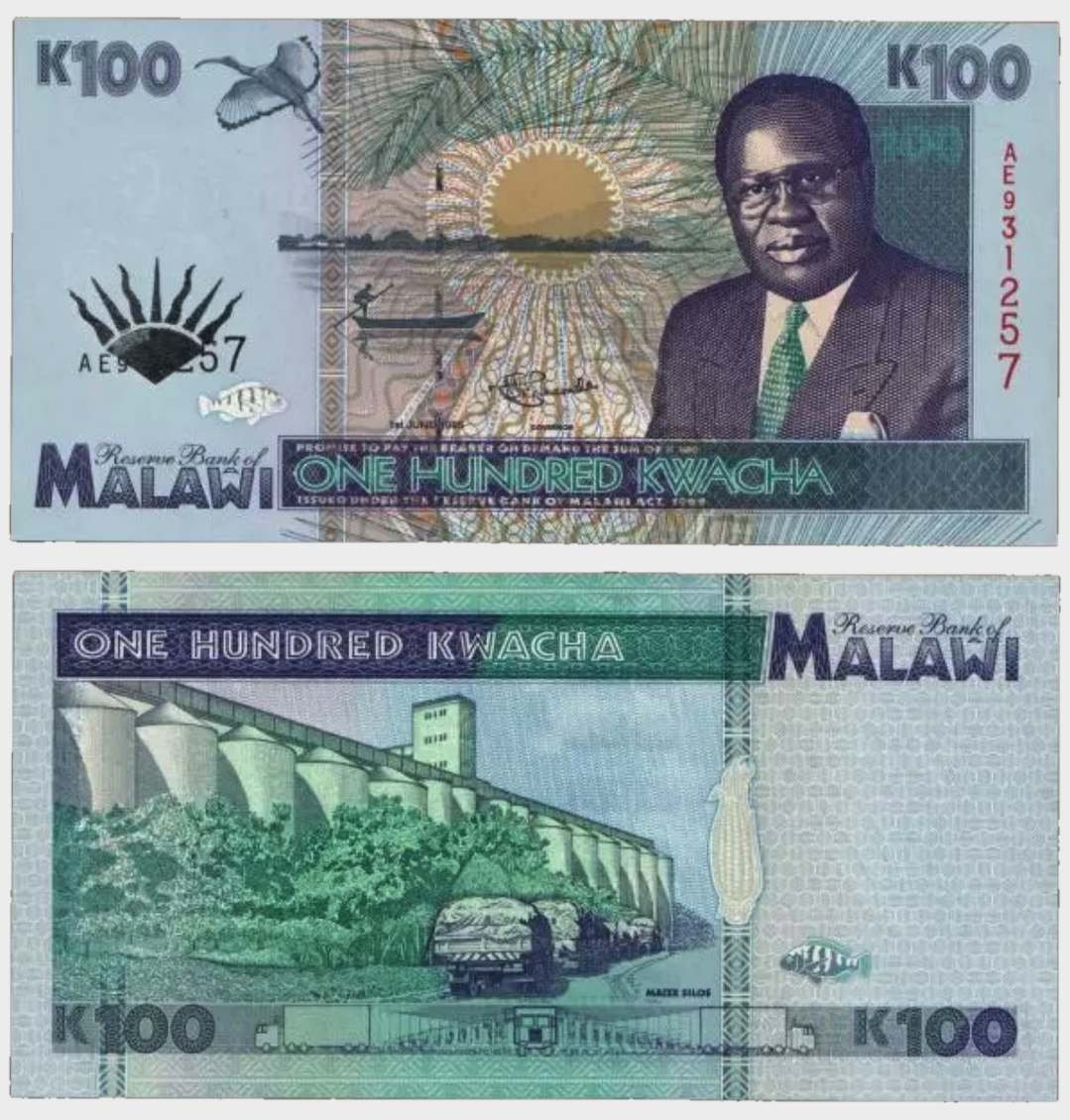 #CO9470 - Malawi 1995 - 100 Kwacha - Image 1