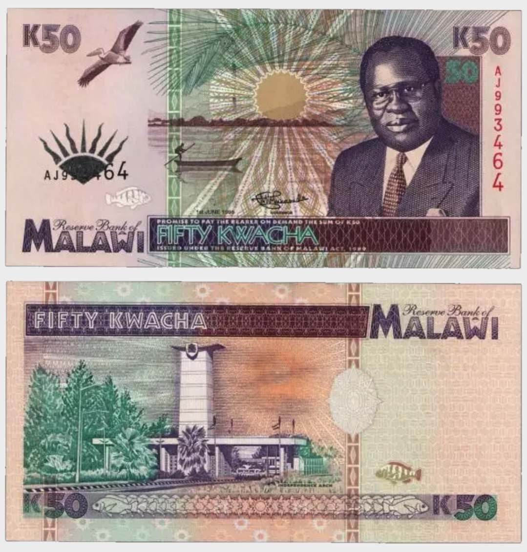 #CO9471 - Malawi 1995 - 50 Kwacha - Image 1
