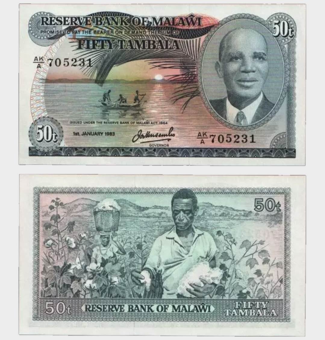 #CO9484 - Malawi - 1 1983 - 50 Tambala - Image 1