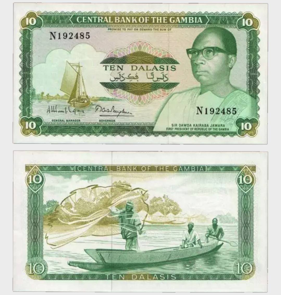 #CO9526 - Gambia 1987 - 10 Dalasis - Image 1