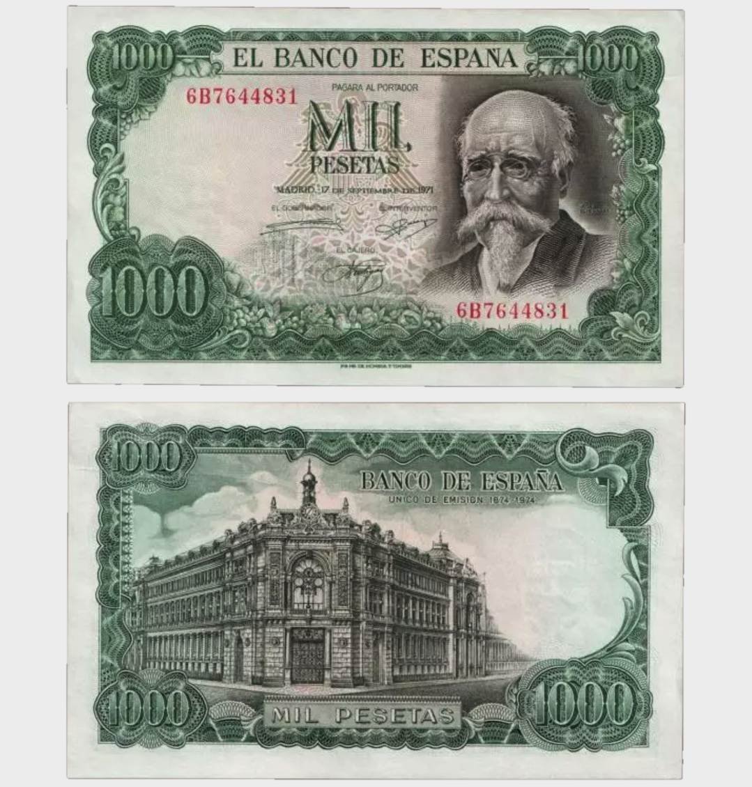 #CO9544 - Spain 1974 - 1000 Pesetas - Image 1