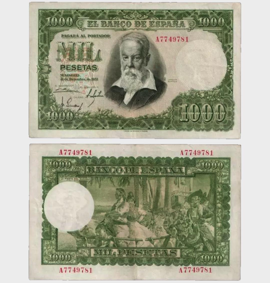#CO9546 - Spain 1951 - 1000 Pesetas - Image 1