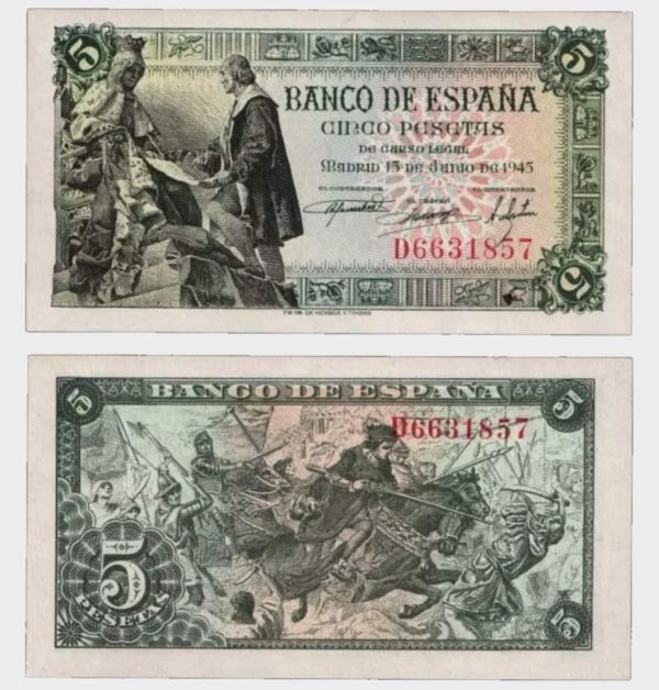 1945 - 5 Pesetas