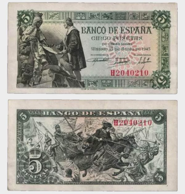 1945 - 5 Pesetas