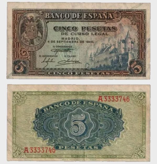 1940 - 5 Pesetas