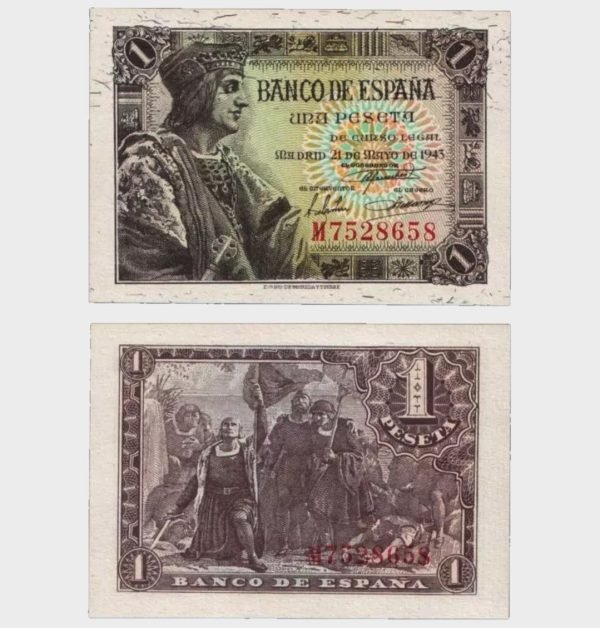 1943 - 1 Peseta