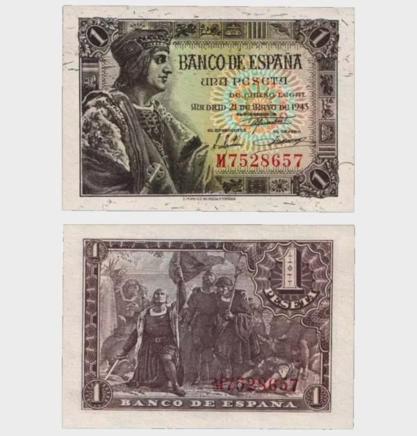 1943 - 1 Peseta