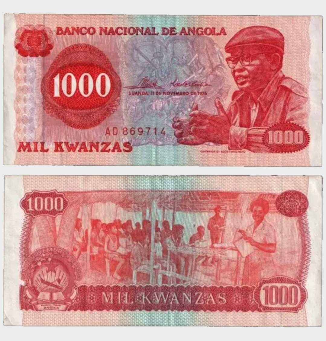 #CO9617 - Angola 1976 - 1000 Kwanzas - Image 1