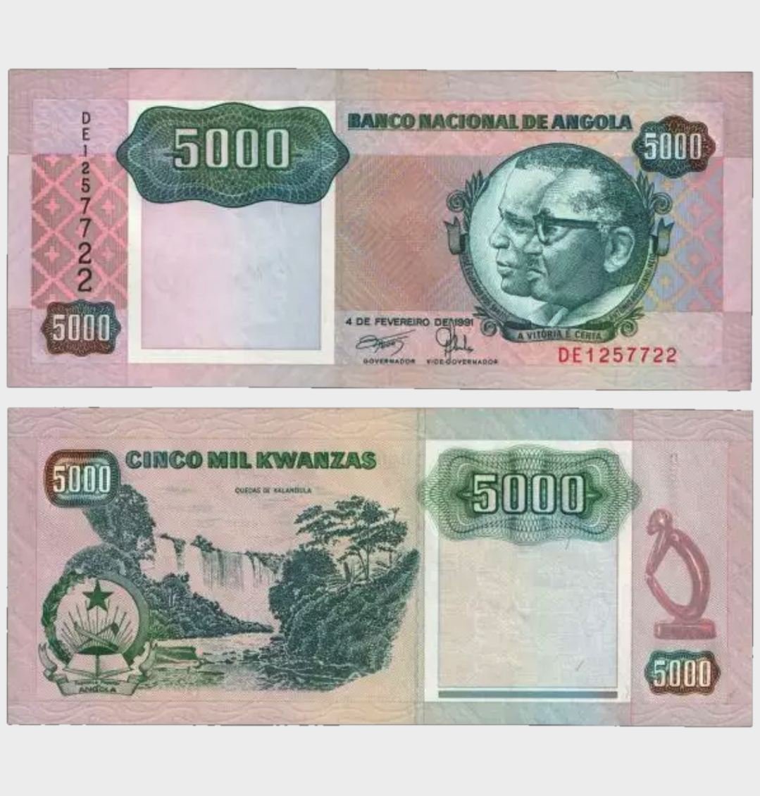 #CO9624 - Angola 1991 - 5000 Kwanzas - Image 1