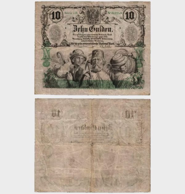 1863 - 10 Gulden