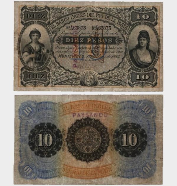 1885 - 10 Pesos