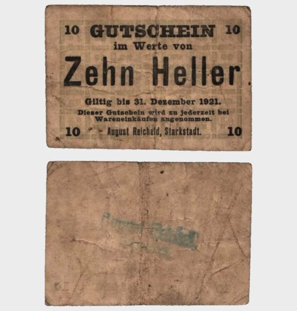 1921 - 10 Heller