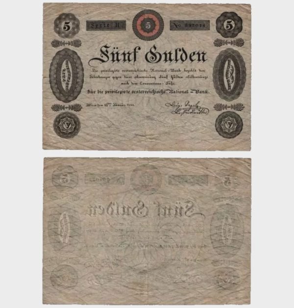 1825 - 5 Gulden