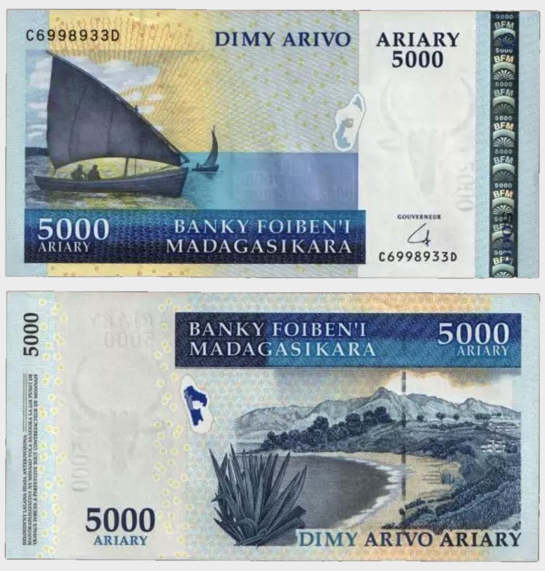 #CO9692 - Madagascar 2009 - 5000 Ariary - Image 1