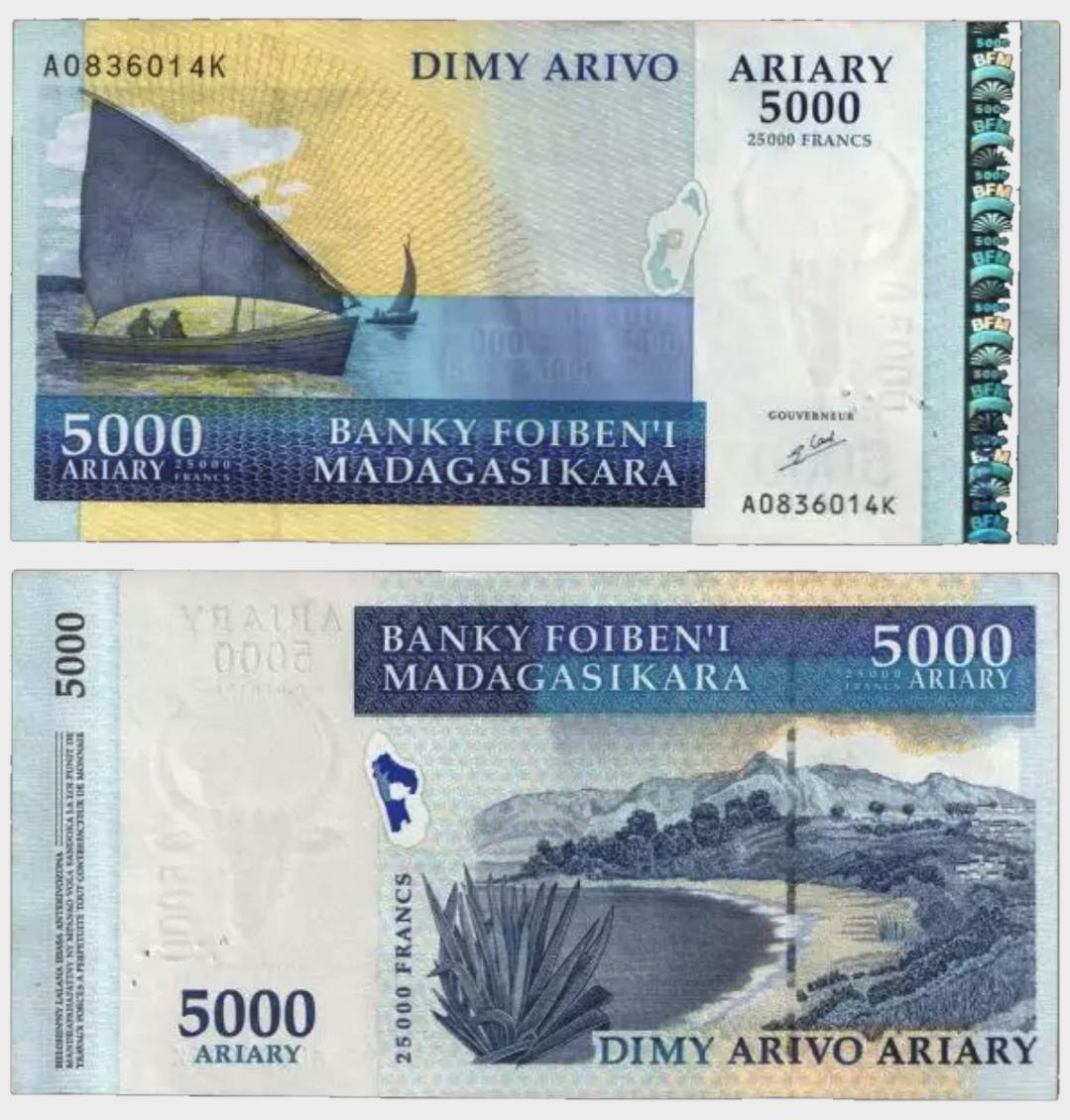 #CO9694 - Madagascar 2003 - 5000 Ariary - Image 1