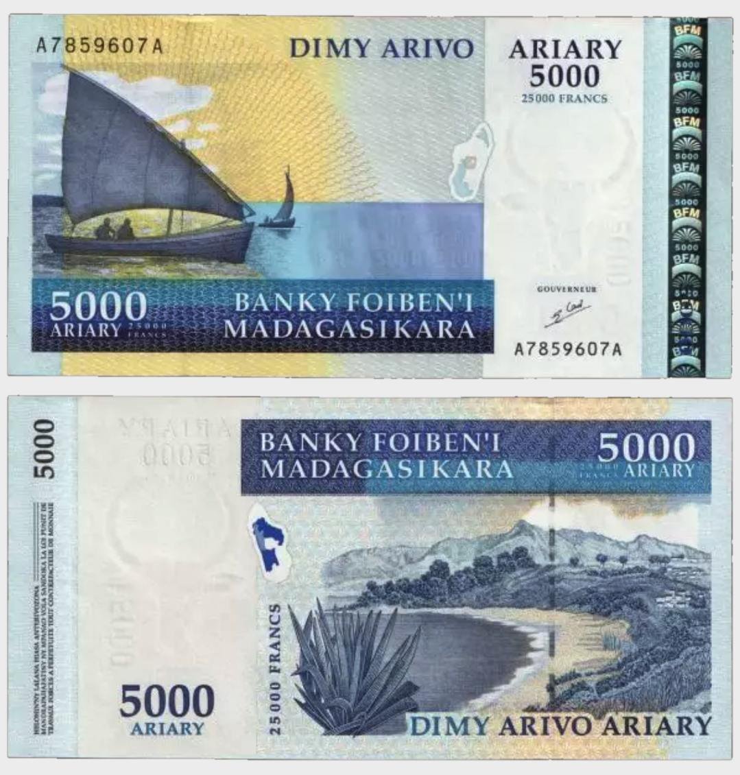 #CO9695 - Madagascar 2003 - 5000 Ariary - Image 1