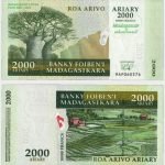 2007 - 2000 Ariary - Commemorative
