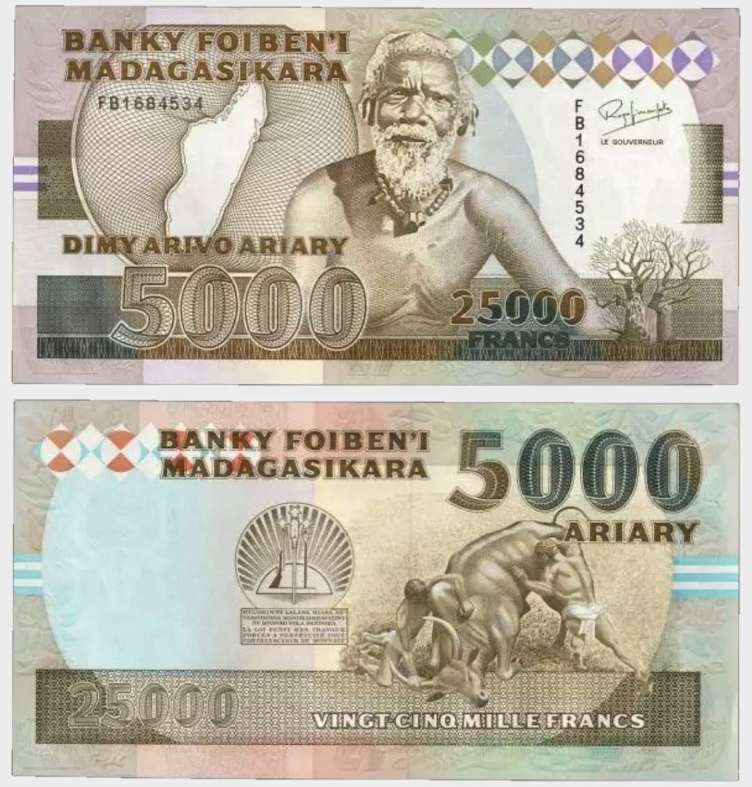 #CO9703 - Madagascar 1988 - 25.000 Francs - Image 1