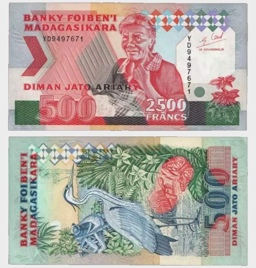 #CO9704 - Madagascar 1993 - 2500 Francs - Image 1