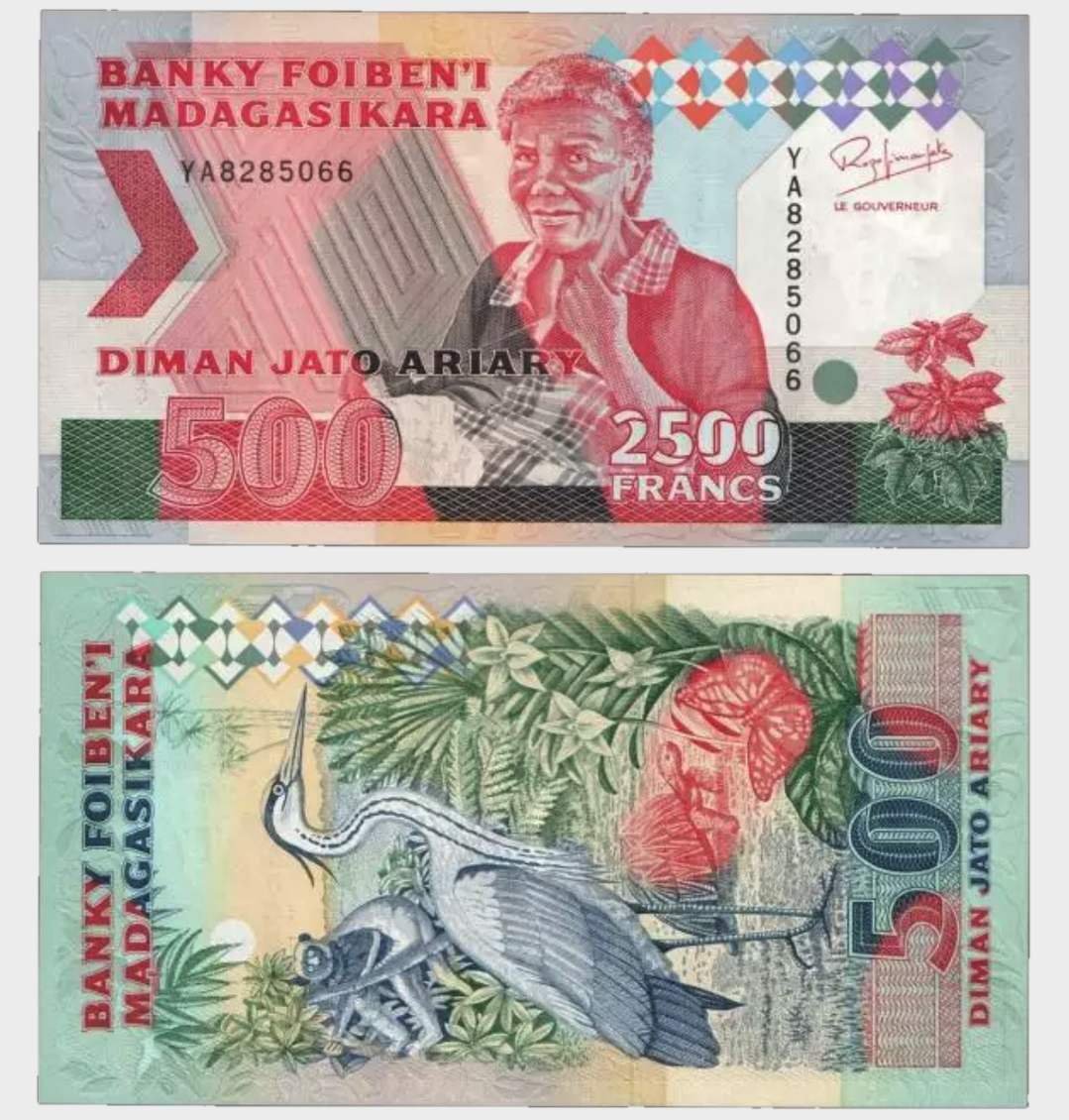 #CO9705 - Madagascar 1993 - 2500 Francs - Image 1