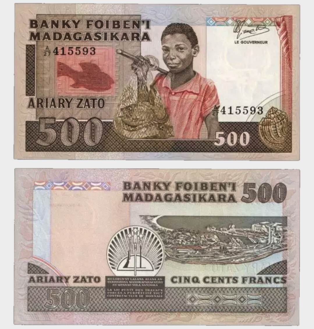 #CO9708 - Madagascar 1983 - 500 Francs - Image 1