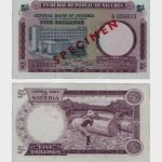 1967 - 5 Shillings - SPECIMEN - PMG
