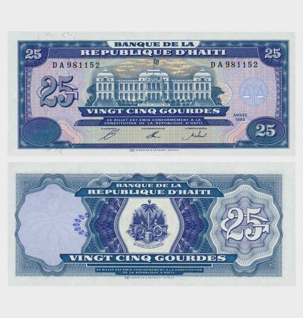 1993 - 25 Gourdes