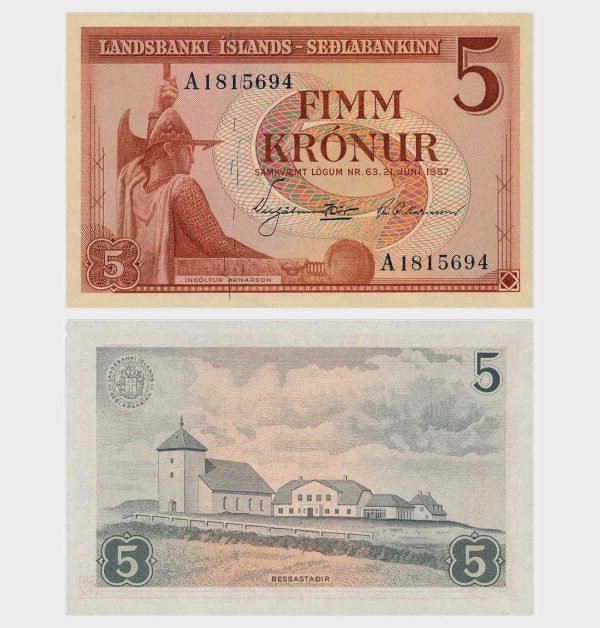 1957 - 5 Kronur