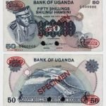 1973 - 50 Shillings - SPECIMEN - PMG