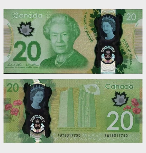 2015 - 20 Dollars