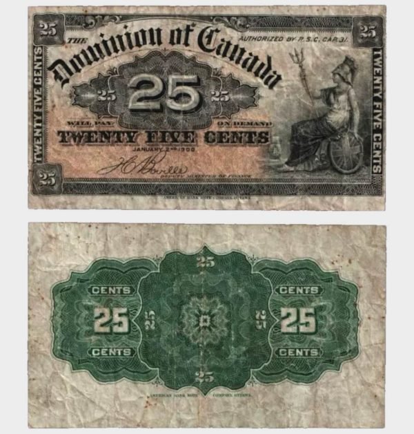1900 - 25 Cents