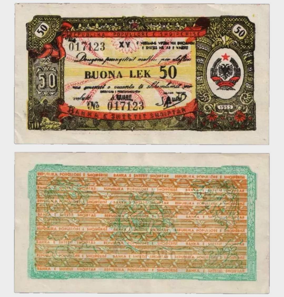 #CO10361 - Albania 1953 - 50 Lek - Image 1