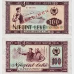 1976 - 100 Leke - SPECIMEN