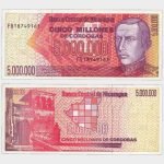 1990 - 5.000.000 Cordobas