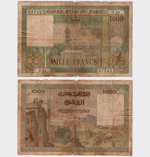 1956 - 1000 Francs