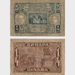 1921 - 1/4 Dinara