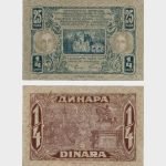 1921 - 1/4 Dinara