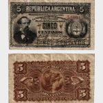1884 - 5 Centavos