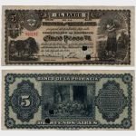 1891 - 5 Pesos