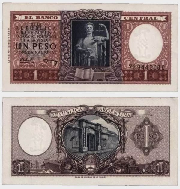 1956 - 1 Peso