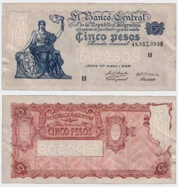 1951 - 5 Pesos