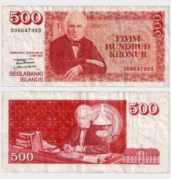 1986 - 500 Kronur