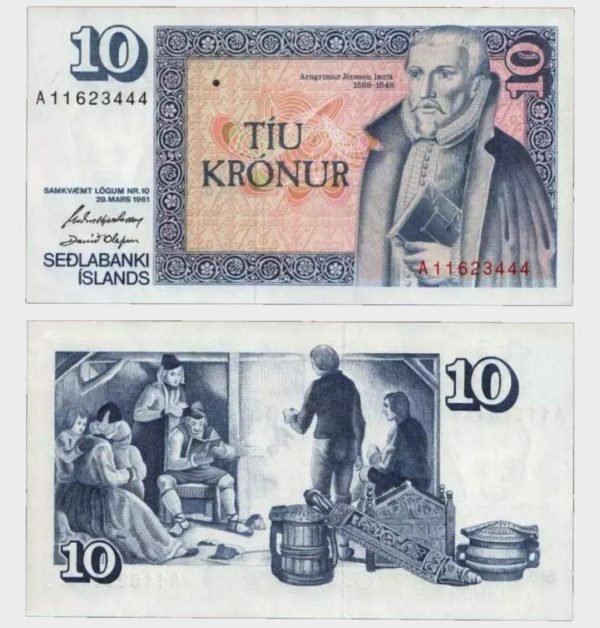 1961 - 10 Kronur