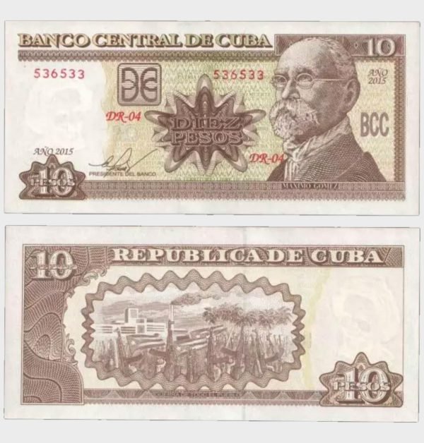 2015 - 10 Pesos
