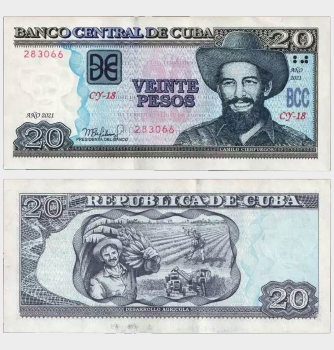 #CO10925 - Cuba 2021 - 20 Pesos - Image 1